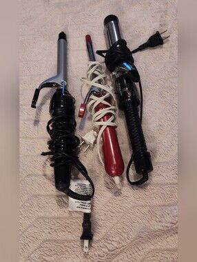 Triple Set of Curling Wands - Different Brands